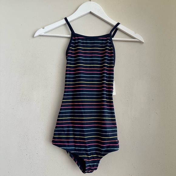 GAP Other - GAP Kids Navy Striped One Piece Swimsuit NWT
